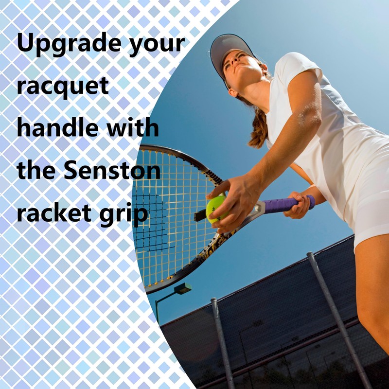 Senston 3pcs Racket Grip Tapes Twinkling Stars Overgrips For Racket
