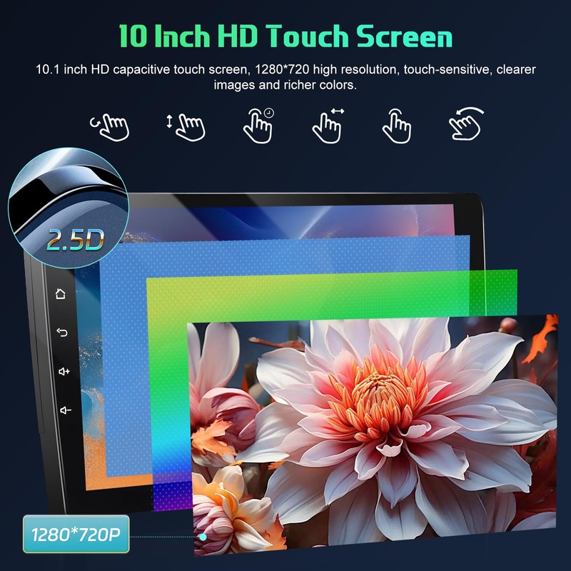 [Qualcomn 8 Core 4+64G] Double Din Android Car Radio with