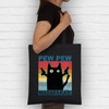 Shirtracer - Cotton Bag - Sayings Statement - Pew Pew