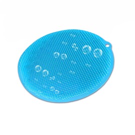 Bathroom Foot Care Mat, Foot Brush Included, Deodorizing, Exfoliating Care, Anti-Slip Suction Cups, Sanitary Item for Families