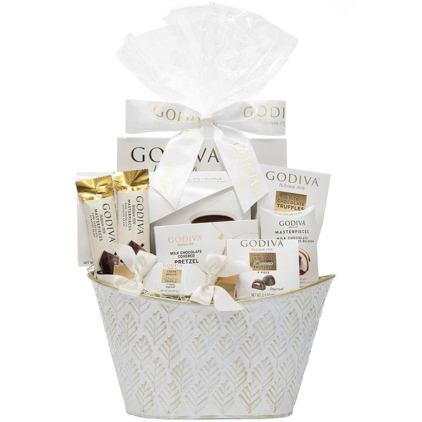 Godiva Chocolatier Gift Basket – New Assortment For 2016 Holiday Season – Special Select Chocolates With Improved Product Protective Packaging – Damage-Free Guarantee