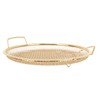 Stainless Steel Fruit Basket Double Handles Metal Mesh Drain Round