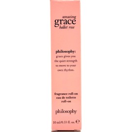 PHILOSOPHY AMAZING GRACE BALLET ROSE EAU DE TOILETTE ROLL-ON WOMEN 0.33 Oz/10 ml