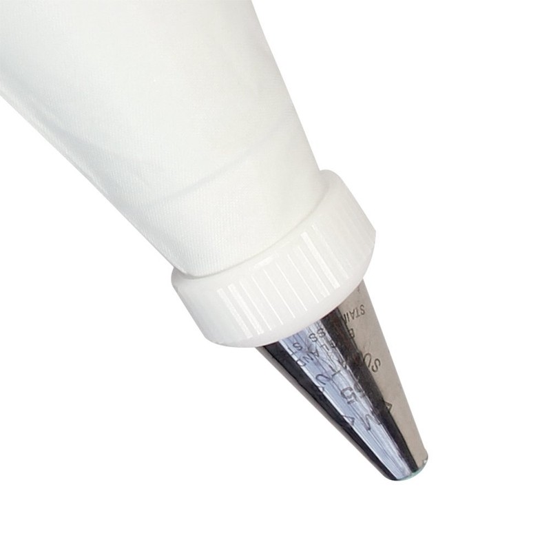 PME Icing Bag Adaptors Set of 3, White,6.5 x 2