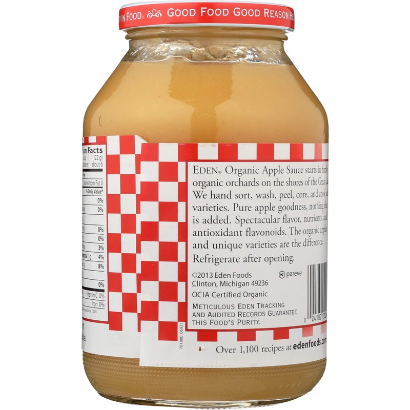 Organic Apple Sauce - 25 oz