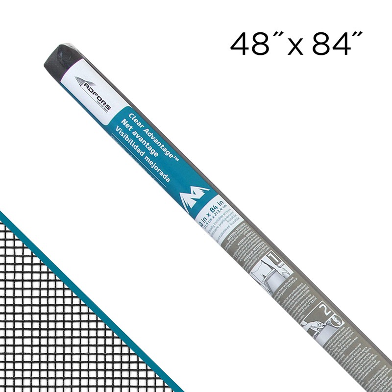 ADFORS Clear Advantage Door & Window Screen, 48 inches x