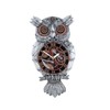 RGWYGCG Steampunk Wall Clock, Owl Decor - Handmade Resin Antique