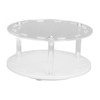 Acrylic Tweezers Stand Holder 12 Holes Rotatable Eyelash Extension Tool