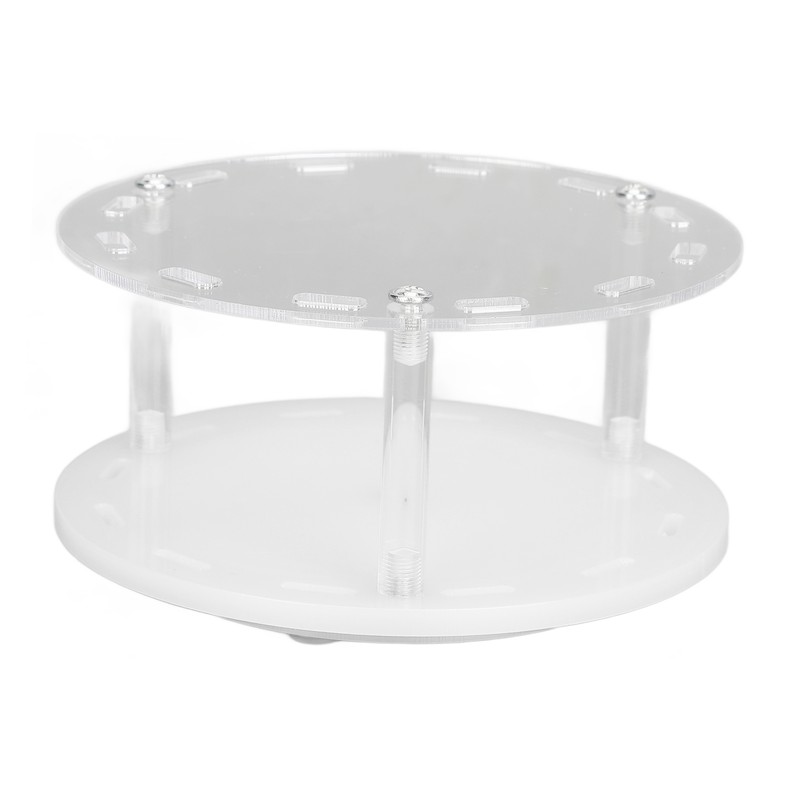 Acrylic Tweezers Stand Holder 12 Holes Rotatable Eyelash Extension Tool