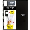 Five Star Spiral Notebook + Study App, 1 Subject, Graph