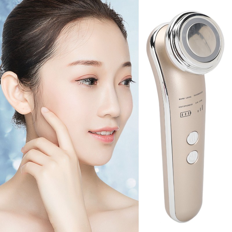 Face Beauty Machine Heating Vibration Massage Remove Skin Dirts Photon