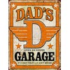 Shawprint Limited Dads Garage Metal Tin Wall Art Novelty Gift