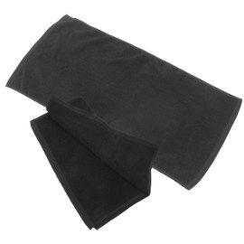 Ipetboom Cotton Black Hair Towels 2pcs High Absorbency Rapid Drying Towels for Adults for Salon and Beach Use Soft and Colorfast