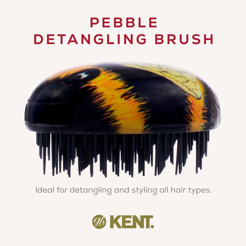 Kent Brushes Pebble Detangling Brush - Ideal for Detangling and