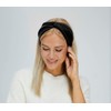 Bellemere New York Bellemere Women's Cashmere Twisted Front Headband, Black,