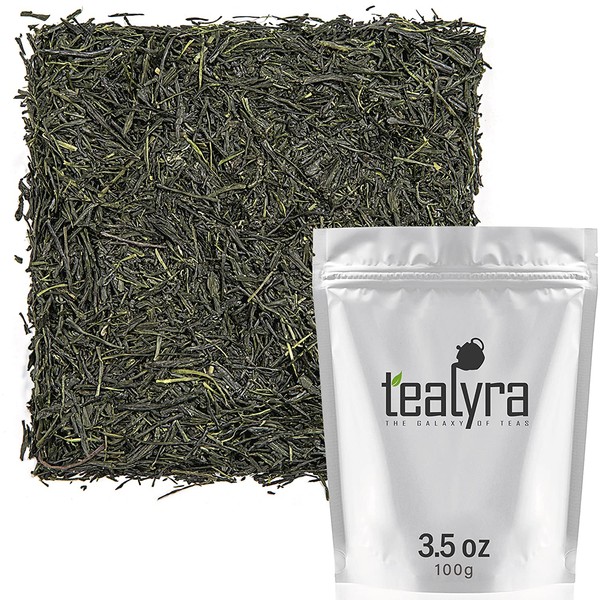 Tealyra - Handmade Premium 1st Flush - Gyokuro Green Tea - Organically Grown in Yame Japan - Loose Leaf Tea - Caffeine Medium - 100g (3.5-ounce)