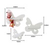 PsGreen Set of 3 Butterfly White Suitable for Toniebox Tonie
