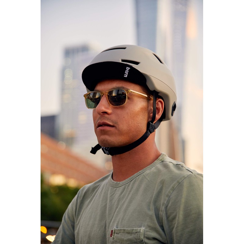 Bern Unisex Hudson Mips Cycling Helmet, MATTE SAND, M UK