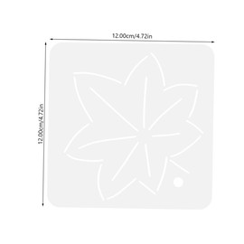 DOITOOL 5 Pcs Quilting Template Ruler Precision Sewing Tools for Patchwork Embroidery and Craft Projects Lightweight Portable DIY Supplies