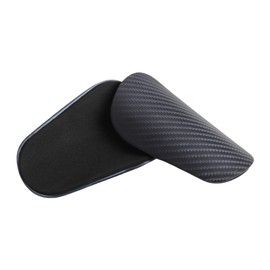 Football Shin Pads in Dark Grey - Extra Mini Shin Pad Holder for Teenagers and Adults - Protective Equipment for Men, Women, Children, Boys and Girls