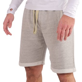 Gennadi Hoppe Men's Shorts Cotton Summer Shorty, light grey