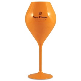 Veuve Clicquot Acrylic Champagne Flute Yellow Label x 1