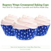 Regency Wraps Greaseproof Professional Grade Baking Cups, Pack of 40,