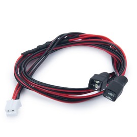 TRZX RC LED Light Headlight Kit for Tamiya 1/14 RC Trailer Truck Upgrade Parts (Red)