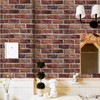 Rugreat Red Brick Peel and Stick Wallpaper Faux Brick Contact