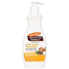 Palmer's Shea Formula Raw Shea Body Lotion, Loción Corporal Humectante y Nutritiva con Manteca de Karité y Vitamina E, 400ml