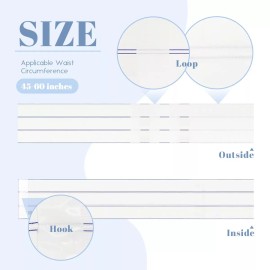 Lynnuo Abdominal Binder Post Surgery, 9-Inch Wide Stomach Wrap for Women, Belly Bind...