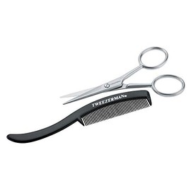 Tweezerman G.E.A.R For Men Moustache Scissors and Comb