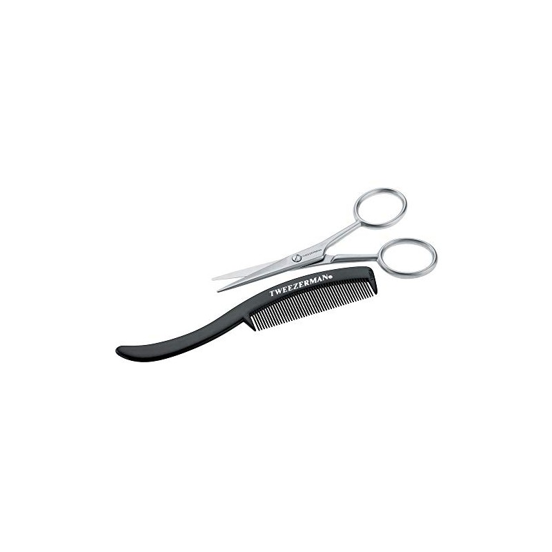 Tweezerman G.E.A.R For Men Moustache Scissors and Comb