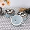 Pwshymi 2 Layer Lunch Boxes, Leak-Proof Stainless Steel Lunch Container
