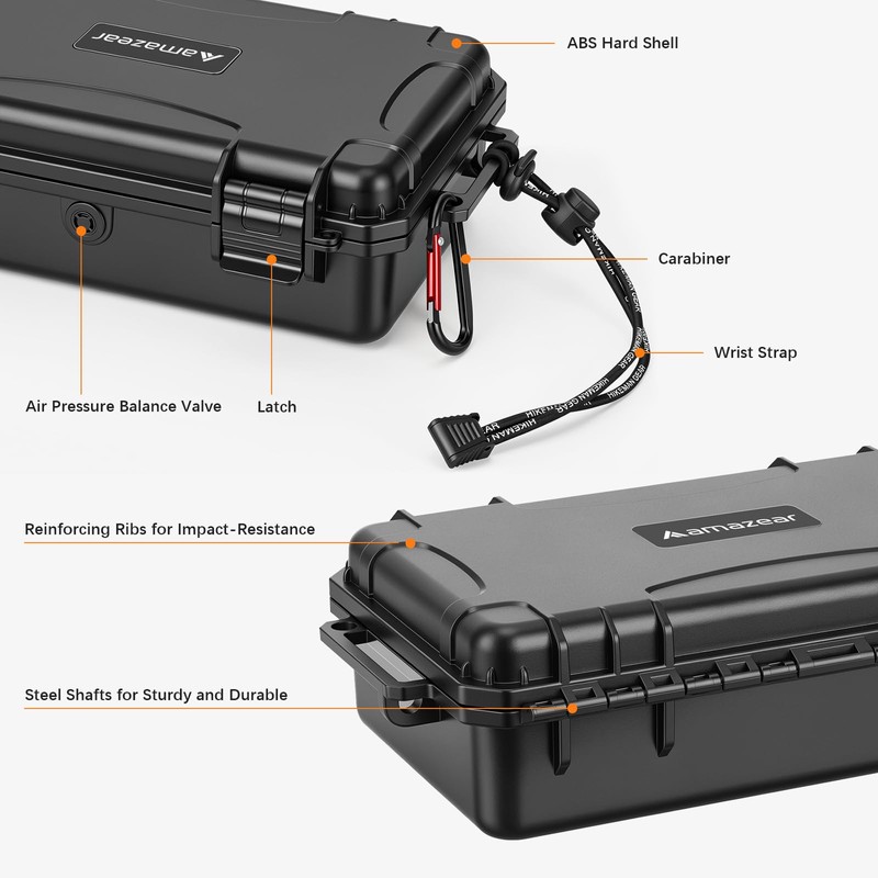 AMAZEAR Waterproof Hard Case Compatible with DJI OSMO Pocket 4P,