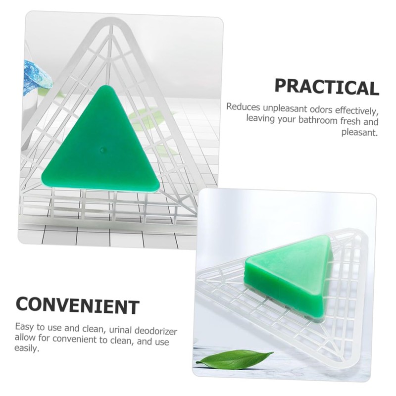 Gadpiparty Urinal Screens Deodorizer Triangle Urinal Screen Filter Pad Professional