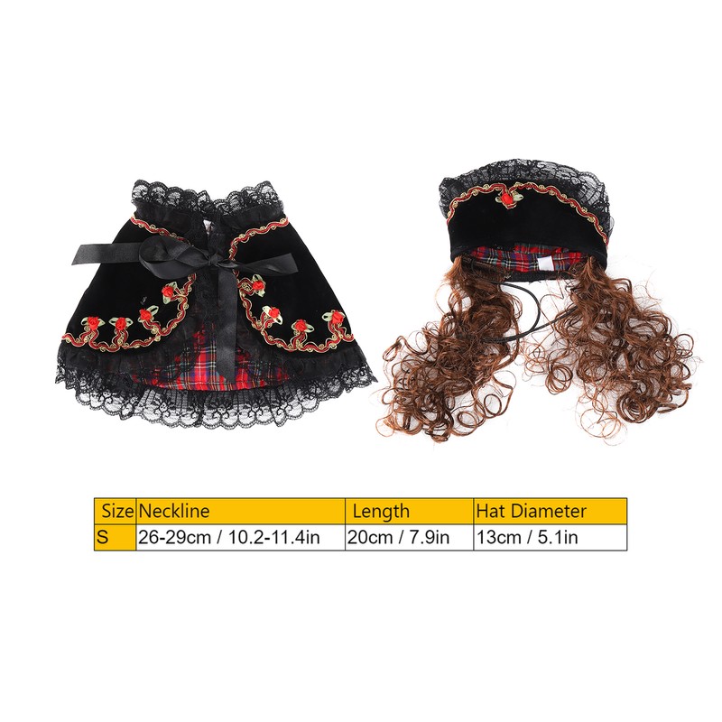 Small Pet Mini Beautiful Cloak Pet Costume Clothes Dogs Cats