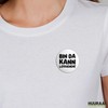 Huuraa Badge "Bin da kann losgehen" [German Language] Gift Size
