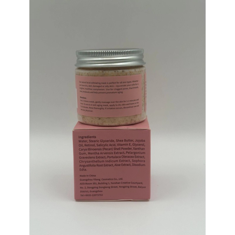 Melao 2 Exfoliating Pink Face Replenish Dull Skin Scrub Soft
