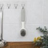 Dish Scrubber, Silicone Soft Bristles Scrub Brush with Scraper Tip,