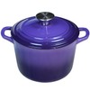 Flavehc Dutch Oven Pot with Lid 2.8 qt Cast Iron