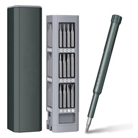 SahncaiTechTrade 45 in 1 Precision Screwdriver Set, Multifunction Small Magnetic Screwdriver Set with case, Security Screwdriver Bit Sets Tool Kit for Laptop Computer, Eyeglass, Watch, etc.