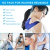 Reusable Ice Pack for Injuries Gel Cold Pack for Ankle,