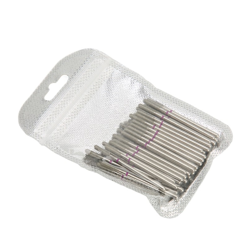 50Pcs Nail Drill Bits Emery Rotatable High Strength Replacement Nail