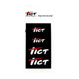 ティクト(TICT) カッティングステッカー ロゴ 小(ホワイト)