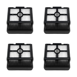 NUHFUFA 4 Filters Replacement Compatible for Dreametech H13/M13/M12pro/M12 Cordless Wet Dry Vacuum and Mop Floor Cleaner Accessories