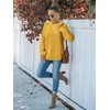 MEROKEETY Women's Fall Sweaters 2025 Cozy Knit Sweater Casual Loose