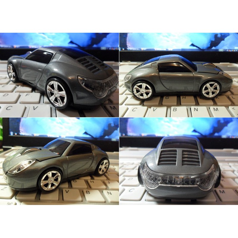 UrChoiceLtd® 2017 2.4GHz Wireless 3D 1600DPI Car Mouse Style Optical