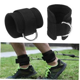 BESPORTBLE 2pcs D Ring Ankle Strap Leg Weights Ankle Weights Padded Ankle Cuffs Gym Ankle Band Cable Kickback Ankle Strap Ankle Training Strap Wrist Wraps for Women Fitness Buckle Curly