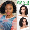 Lady Miranda Curly Human Hair Wigs 13x4 Lace Front Wigs